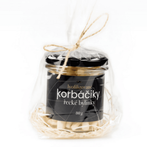 Lyopotraviny Lyofilizované korbáčiky - řecké bylinky, 80 g, Dárkové balení obraz