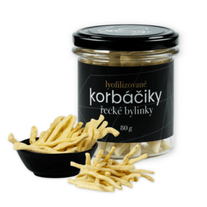 Lyopotraviny Lyofilizované korbáčiky - řecké bylinky, 80 g, ve skle obraz