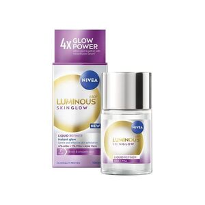 Nivea Luminous Skin Glow Liquid Refiner bezoplachový peeling 100 ml obraz