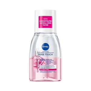 Nivea Rose Touch dvoufázový odličovač očí a make-upu 100 ml obraz