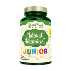 GreenFood Nutrition Junior Natural Vitamin C 90 kapslí obraz
