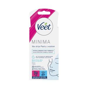 Veet Minima Hypoalergenní voskové pásky na obličej 20 ks obraz