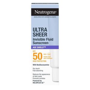 Neutrogena Ultra Sheer Neviditelný fluid Age Shield SPF 50 50 ml obraz