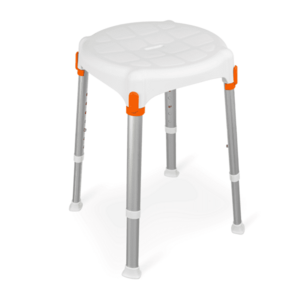 LM Global Design Stolička do sprchy kulatá KING obraz