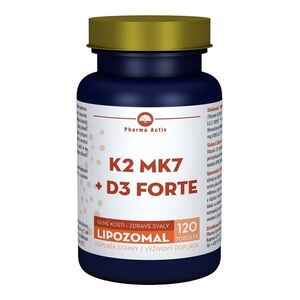 Pharma Activ Lipozomal K2 MK7 + D3 forte 120 tobolek obraz