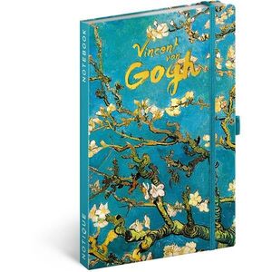 NOTIQUE Notes Vincent van Gogh, linkovaný 13 × 21 cm obraz