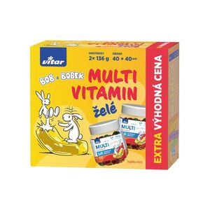 Vitar Kids Multivitamin Bob a Bobek želé 2x40 ks obraz