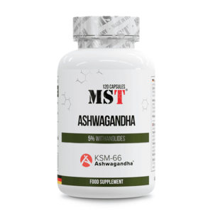 MST Nutrition Ashwagandha KSM-66 120 cps obraz