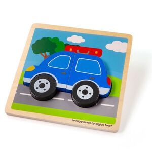 Bigjigs Toys Vkládací puzzle Auto obraz