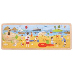 Bigjigs Toys Puzzle Na pláži obraz