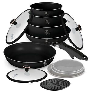 Berlingerhaus Sada nádobí s titanovým povrchem 13 ks Black Rose Collection obraz