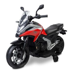 Toyz Elektrická motorka Honda NC750X pro děti – LED, USB, 3-8 let, červená, černá obraz