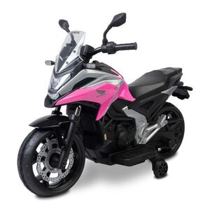 Toyz Elektrická motorka Honda NC750X pro děti – LED, 3-8 let, růžová, černá obraz