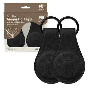 SIPO Magnetické klipy na kočárek, 2ks, černá obraz