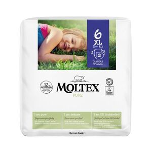 Moltex Pure XL 16kg+ dětské pleny 21 ks obraz