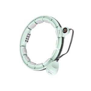 HMS Masážní hula hoop HHM13 se závažím, magnety a počítadlem zelená obraz