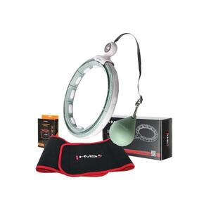 HMS Sada masážní hula hoop HHM15 zelená obraz