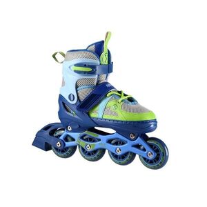 NILS EXTREME Kolečkové brusle NJ1828A modro-zelené Velikost: S(31-34) obraz