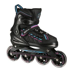 NILS EXTREME Kolečkové brusle NA1128 černo-fialové Velikost: XL(43-45) obraz