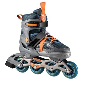 NILS EXTREME Kolečkové brusle NJ1828A šedo-oranžové Velikost: M(35-38) obraz