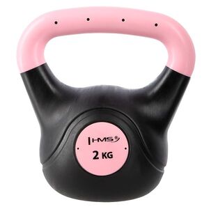 HMS Kompozitový kettlebell KPC02 Vin-Bell 2 kg růžový obraz