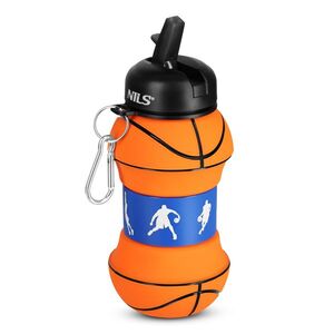 Nils Skládací silikonová láhev NC4104 550ml basketbal obraz