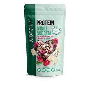 Topnatur Protein Müsli srdcem malina & bílá čokoláda 250 g obraz