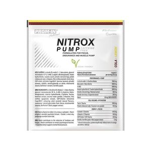 PROM-IN Nitrox Pump caffeine free clean 23, 5 g cola-lemon obraz