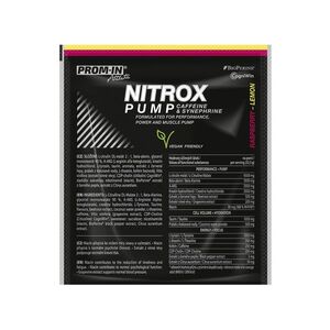 PROM-IN Nitrox Pump caffeine & synephrine 22, 5 g malina-citron obraz