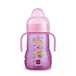 MAM Hrnek Trainer+ Night 4m+ 220 ml 1 ks fialový obraz