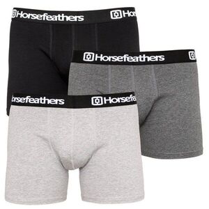 Horsefeathers 3PACK pánské boxerky vícebarevné (AM067D) XXL obraz