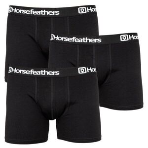 Horsefeathers 3PACK pánské boxerky černé (AM067A) XXL obraz