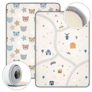 Milly Mally Pěnová podložka KINDER 178×120 cm – oboustranná hrací podložka pro děti obraz
