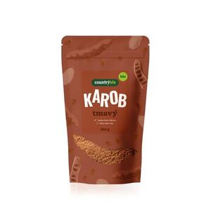 Country Life Karobový prášek tmavý BIO 350 g obraz