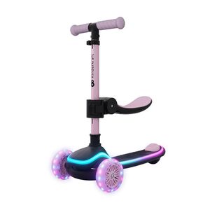 Kinderkraft Koloběžka a odrážedlo 2v1 Raket Up Pink obraz