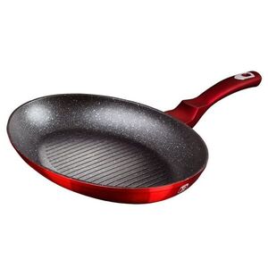 Berlingerhaus Pánev na ryby a steaky s mramorovým povrchem 35 cm Burgundy Metallic Line obraz
