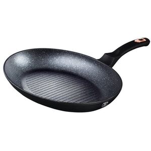 Berlingerhaus Pánev na ryby a steaky s mramorovým povrchem 35 cm Black Rose Collection obraz
