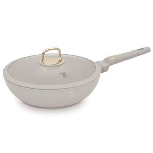 Berlingerhaus Pánev WOK s titanovým povrchem a poklicí 28 cm Sahara Collection obraz