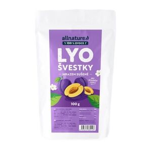 Allnature Švestky sušené mrazem 100 g obraz