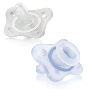 Chicco Dudlík Physioforma® Mini Soft silikonový klučičí 0–2 m 2 ks obraz
