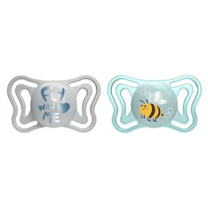 Chicco Dudlík Physio Light silikonový modrý 2–6 m 2 ks obraz