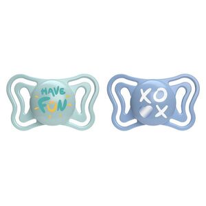 Chicco Dudlík Physio Light silikonový modrý 6–16 m 2 ks obraz