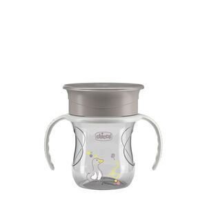 Chicco Hrneček 360 Perfect X s držadly 12m+ 200 ml grey obraz