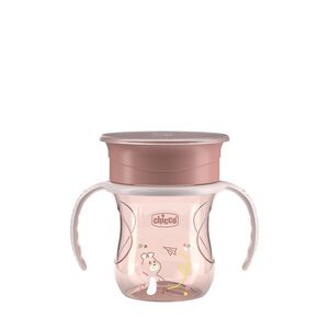 Chicco Hrneček 360 Perfect X s držadly 12m+ 200 ml pink obraz