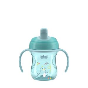 Chicco Hrneček Training s držadly 6m+ 200 ml teal obraz