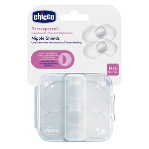 Chicco Chránič bradavek SkinToSkin silikon M/L 2 ks obraz