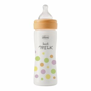 Chicco Láhev kojenecká Perfect Easy, střední silikonový průtok 2m+ 250 ml dívčí obraz