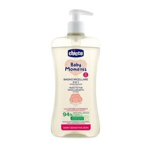Chicco Micelární šampon na vlasy a tělo Baby Moments Sensitive 0m+ 500 ml obraz
