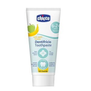 Chicco Zubní pasta bez fluóru 6–24 měsíců 50 ml jablko-banán obraz