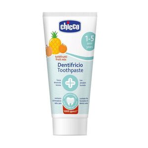 Chicco Zubní pasta s fluorem 1–5 let 50 ml ovocný mix obraz